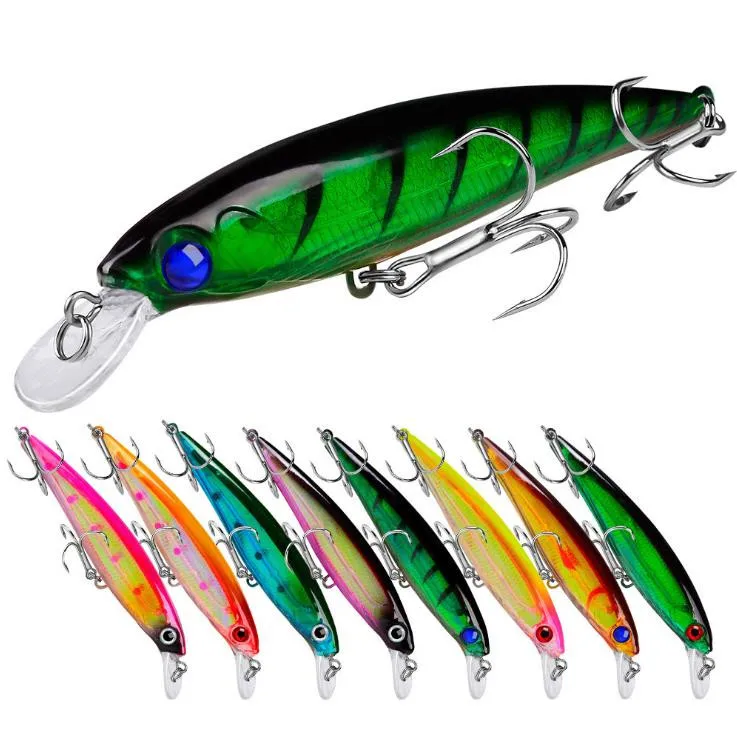 SNEDA 11cm 13.4g 4# Artificial Hard Bait Floating Fishing Lure Reflect External Light Bass Black Fish Hard Bait, 8 colors
SNEDA 11cm 13.4g 4# Artificial Hard Bait Floating Fishing Lure Reflect External Light Bass Black Fish Hard Bait, 8 colors