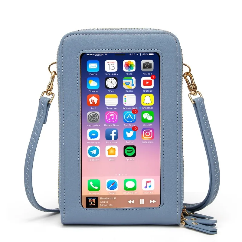Three-layer Touch Screen Mobile Phone New Card Ladies Large-capacity Wallet One Shoulder Mobile Phone Bag, Black, red, pink, purple, green
Three-layer Touch Screen Mobile Phone New Card Ladies Large-capacity Wallet One Shoulder Mobile Phone Bag, Black, red, pink, purple, green
