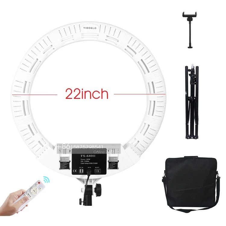 2021 new arrivals 55cm 22 inch live streaming big ring light with tripod stand FS-640II kit, Red/black/pink/white
2021 new arrivals 55cm 22 inch live streaming big ring light with tripod stand FS-640II kit, Red/black/pink/white