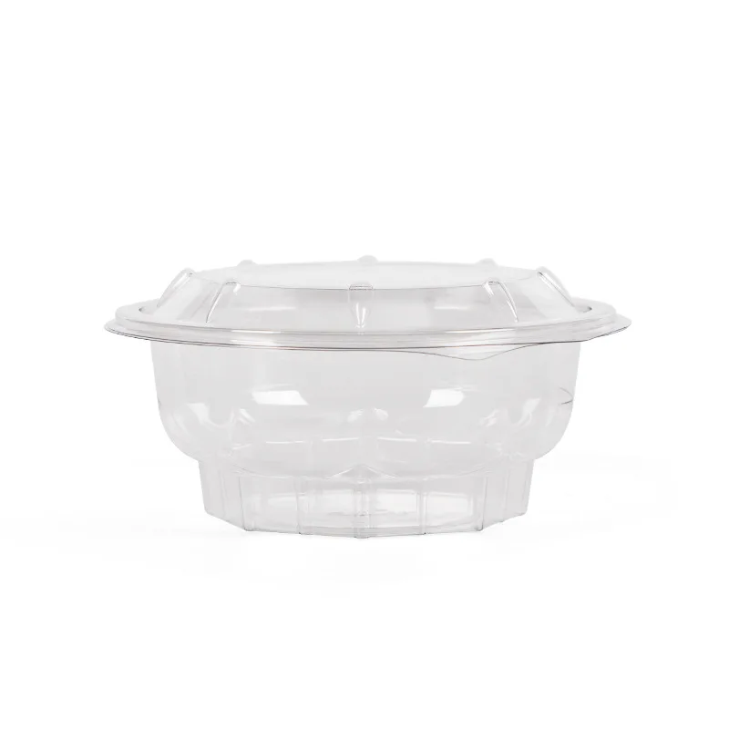 24 Oz Salad Poke Bowl Disposable Transparent Plastic PET Conjoined Round Clear Salad Bowl Food Container
24 Oz Salad Poke Bowl Disposable Transparent Plastic PET Conjoined Round Clear Salad Bowl Food Container
