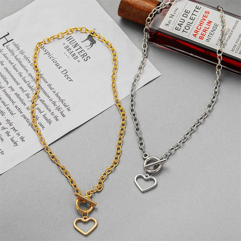 Fashion heart Cute Pendant Necklace Silver Color Statement Necklace Jewelry Gift For Women, Gold, silver, steel color
Fashion heart Cute Pendant Necklace Silver Color Statement Necklace Jewelry Gift For Women, Gold, silver, steel color