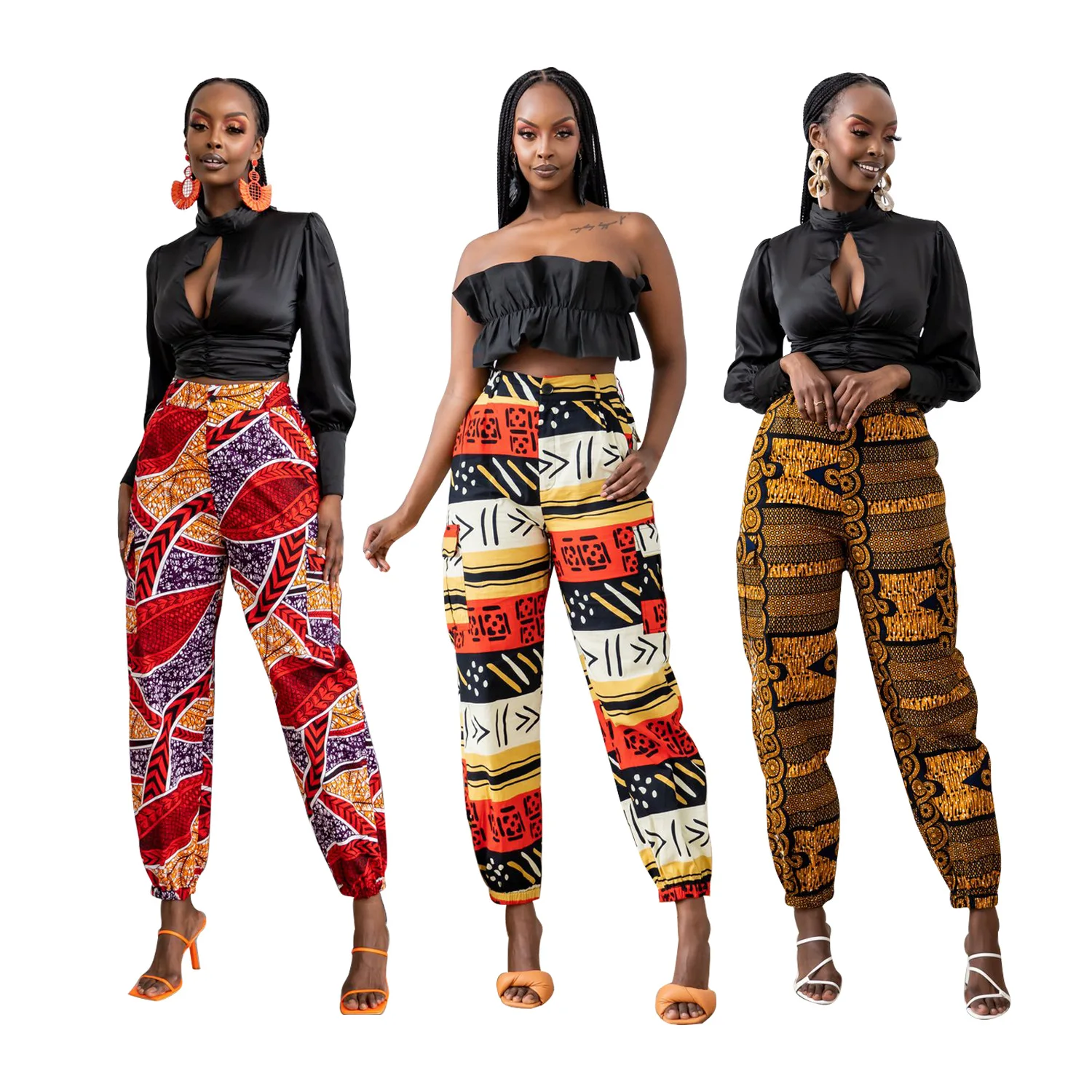 2021 Fall Women Harajuku Pattern Printed Trousers Jogger Zipper Fly Streetwear Hip Hop Cargo Pants, Picture
2021 Fall Women Harajuku Pattern Printed Trousers Jogger Zipper Fly Streetwear Hip Hop Cargo Pants, Picture