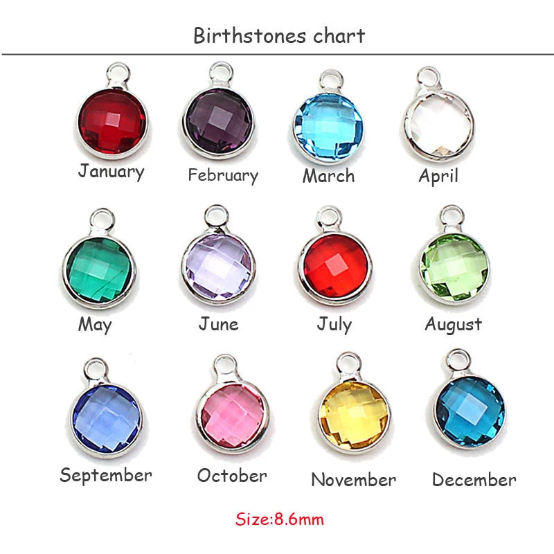Crystal pendant DIY diamond hanging ornaments birthday stone December birthstones accessories (SZ045), As picture
Crystal pendant DIY diamond hanging ornaments birthday stone December birthstones accessories (SZ045), As picture