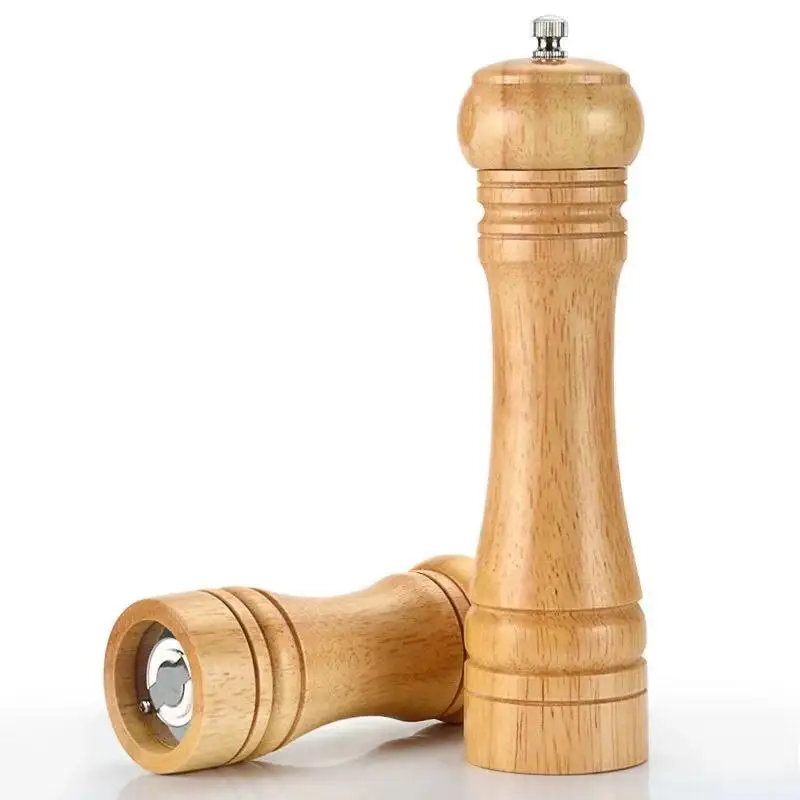 5/8inch Wood Pepper Mill Spice Black Pepper Grinder with Adjustable Ceramic Mechanism, Nature rubber wood
5/8inch Wood Pepper Mill Spice Black Pepper Grinder with Adjustable Ceramic Mechanism, Nature rubber wood