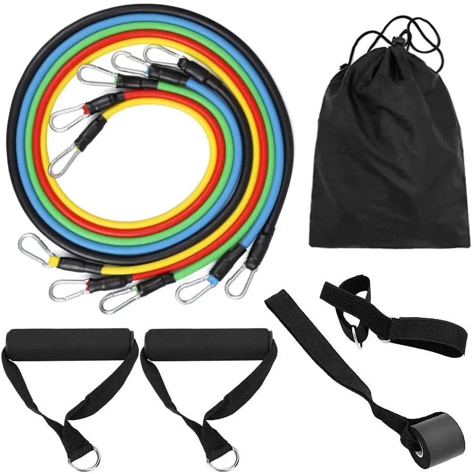 New design fitness home gym equipment set resistance bands exercise tube loop for wholesale, Picture
New design fitness home gym equipment set resistance bands exercise tube loop for wholesale, Picture