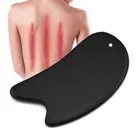 Massage Bianshi Stone Guasha Board Massage Tool Black Gua Sha Bian Stone