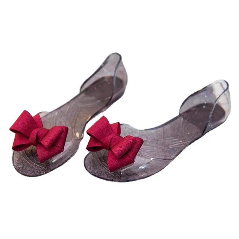 2021 Newest Crystal Ladies Flat Sandals New Arrival Women Jelly Sandals Shoes with bow OEM customization
2021 Newest Crystal Ladies Flat Sandals New Arrival Women Jelly Sandals Shoes with bow OEM customization