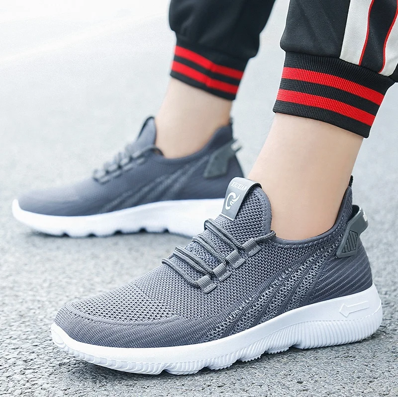 Men's slip on athletic walk mesh sneakers men trainers sneakers footwear men shoes casual, Gray/black+red/black+gray
Men's slip on athletic walk mesh sneakers men trainers sneakers footwear men shoes casual, Gray/black+red/black+gray