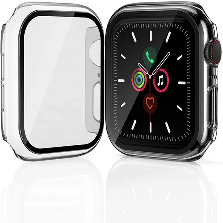 Full Cover Tempered Glass Screen Protector PC Cover Case For Apple Watch 38mm 42mm 40mm 44mm with pc Case
Full Cover Tempered Glass Screen Protector PC Cover Case For Apple Watch 38mm 42mm 40mm 44mm with pc Case