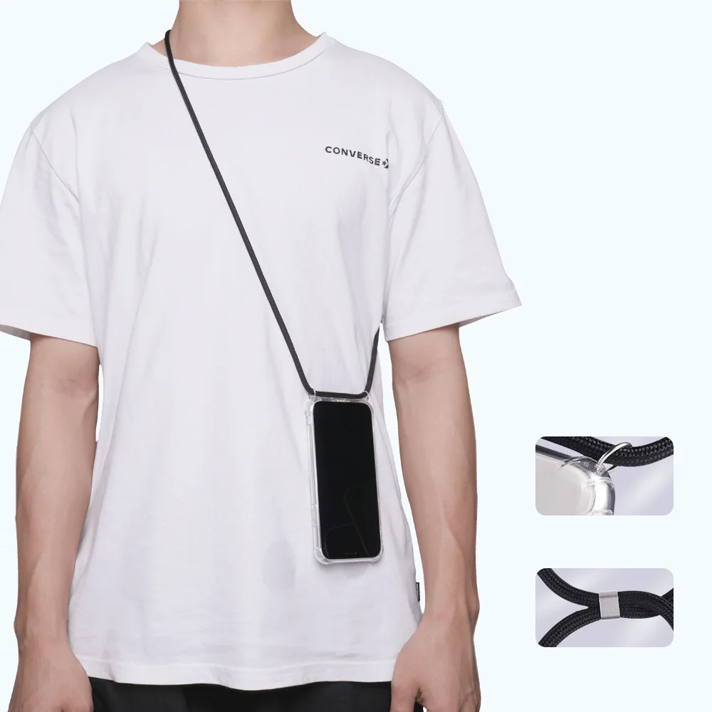 Funda Cross Body Phone Cover for iPhone XR 11 12 Case Shoulder Neck Strap for iPhone Lanyard Crossbody Phone Case with Strap, Transparent clear with colorful rope
Funda Cross Body Phone Cover for iPhone XR 11 12 Case Shoulder Neck Strap for iPhone Lanyard Crossbody Phone Case with Strap, Transparent clear with colorful rope