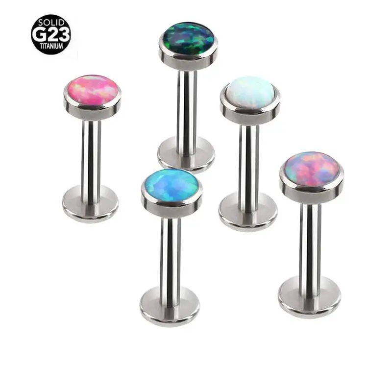 10Pcs/Set Fashion G23 Titanium Piercing Lip Rings Opal Labret Stud Piercing For Women Men Lip Piercing Stud Jewelry
10Pcs/Set Fashion G23 Titanium Piercing Lip Rings Opal Labret Stud Piercing For Women Men Lip Piercing Stud Jewelry