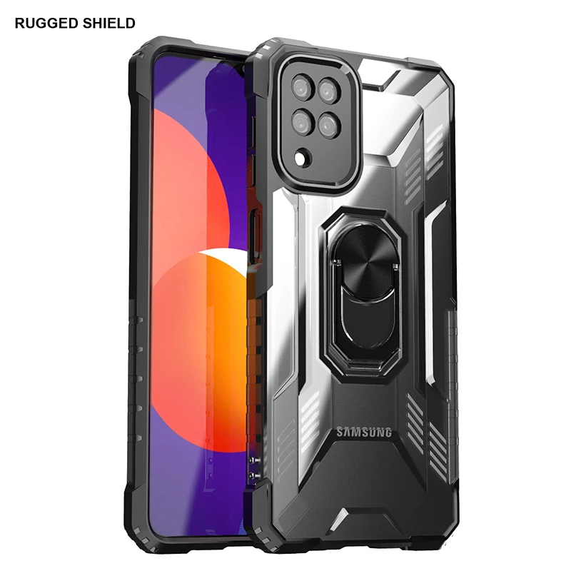 Rugged shield Ring Holder Case For samsung m12 phone case Metal Stand Phone Cover For samsung galaxy m12/f12
Rugged shield Ring Holder Case For samsung m12 phone case Metal Stand Phone Cover For samsung galaxy m12/f12