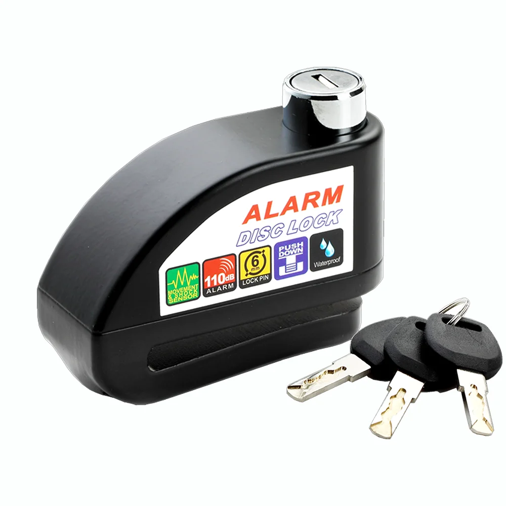 DF 110 db Alarm Disc Lock Motorcycle alarm candados moto lock bicycle security alarm lock, Red/yellow/black/chrome/green 
DF 110 db Alarm Disc Lock Motorcycle alarm candados moto lock bicycle security alarm lock, Red/yellow/black/chrome/green