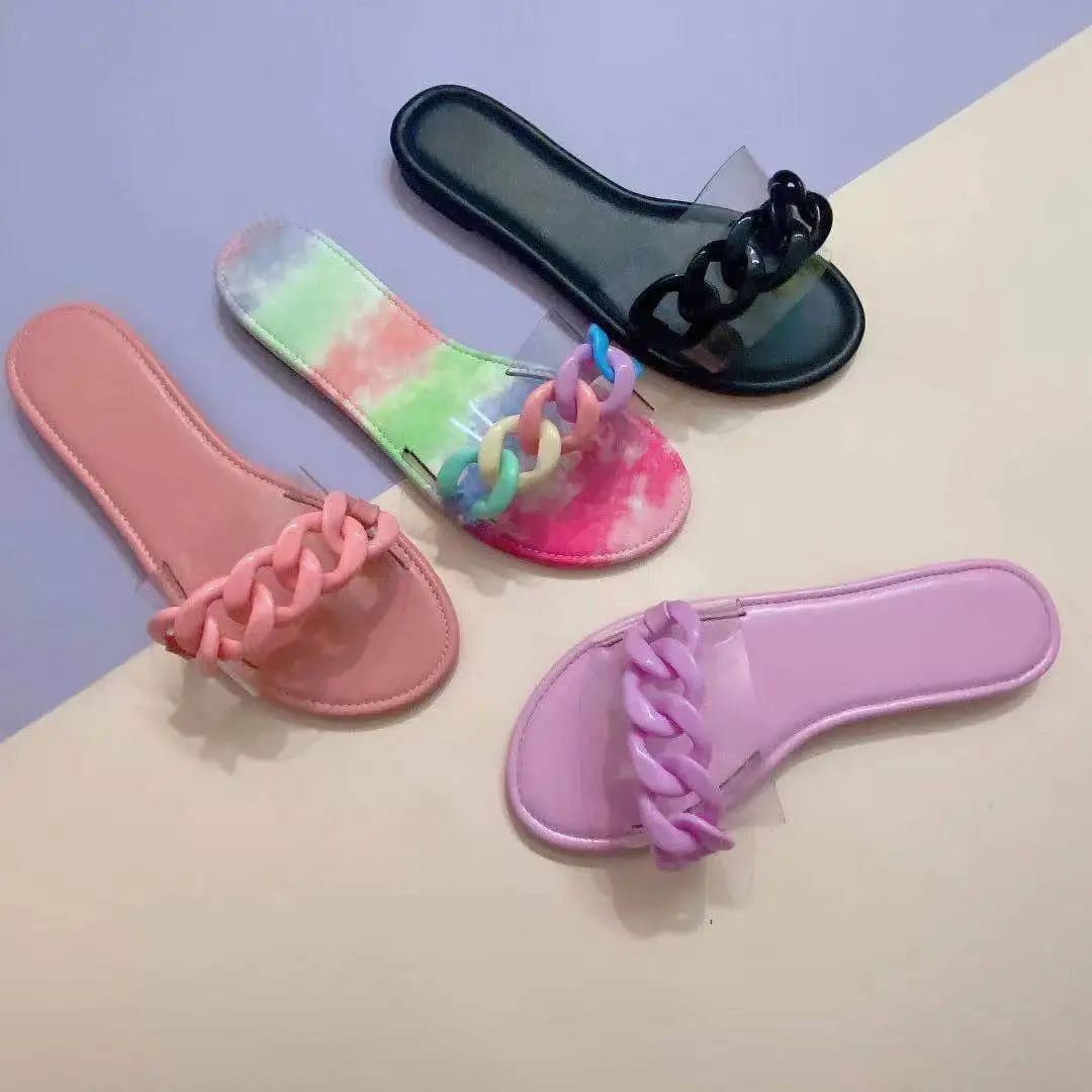 Slippers women's transparent one-word sandals and slippers large size flat heel casual beach shoes summer women's shoes
Slippers women's transparent one-word sandals and slippers large size flat heel casual beach shoes summer women's shoes