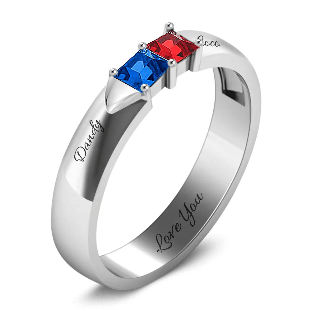 Personalized Ring Zircon Stone Sterling Silver 925 Jewellery Birthstone Engraving Jewelry Rings
Personalized Ring Zircon Stone Sterling Silver 925 Jewellery Birthstone Engraving Jewelry Rings