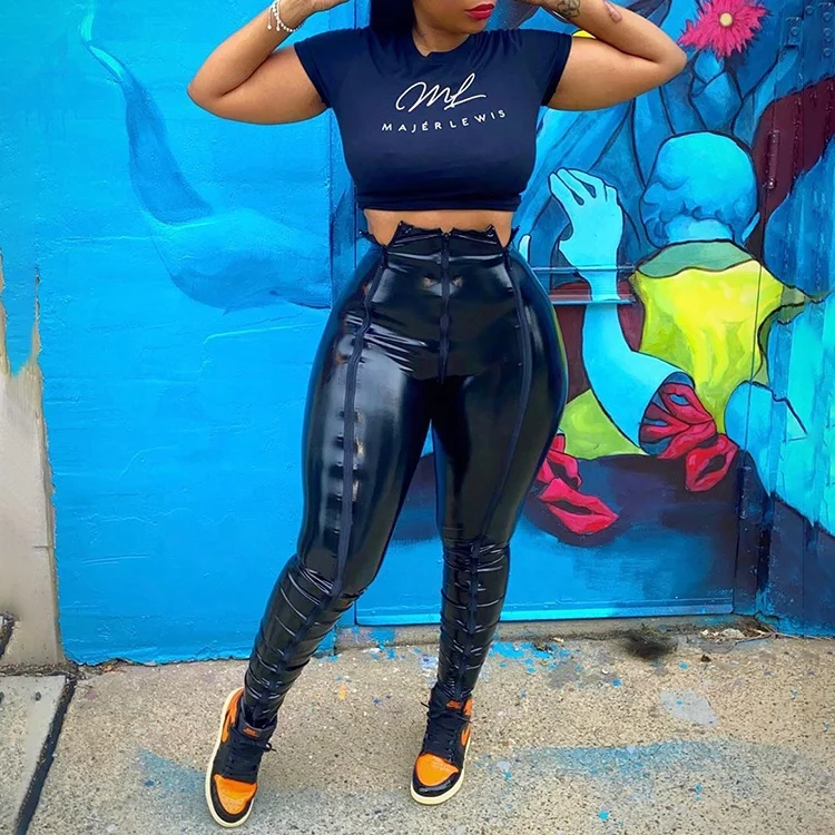 Fall Winter Ladies Fashion Clothing for Women Trousers Fashionable 2020 Pu Stylish High Waist Skinny Leather long Black Pants, Black,green,khaki
Fall Winter Ladies Fashion Clothing for Women Trousers Fashionable 2020 Pu Stylish High Waist Skinny Leather long Black Pants, Black,green,khaki