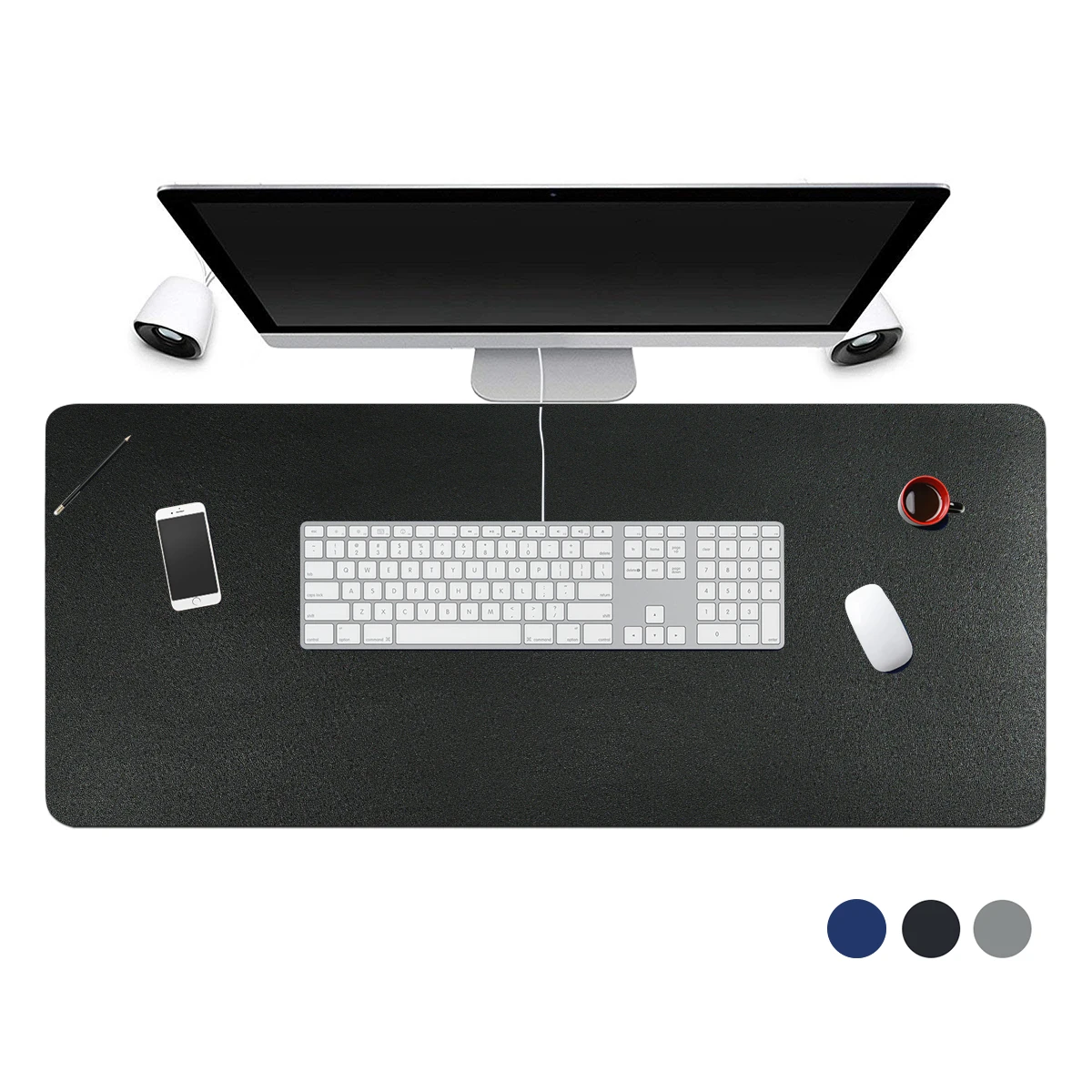double sided desk mat gaming desk mat pu leather desk mat office in stock with fast shipping, Black blue grey or customized
double sided desk mat gaming desk mat pu leather desk mat office in stock with fast shipping, Black blue grey or customized