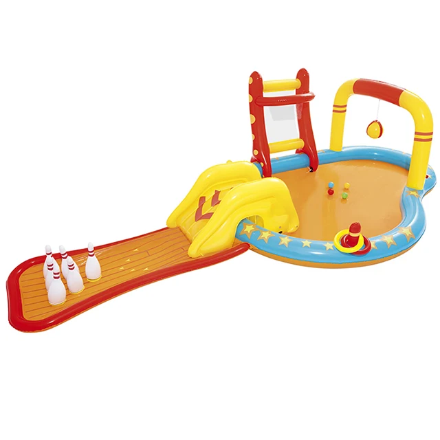 Bestway 53068 Lil' Champ Outdoor Inflatable Play Pool Center Water Spray swimming Pool With Slide
Bestway 53068 Lil' Champ Outdoor Inflatable Play Pool Center Water Spray swimming Pool With Slide
