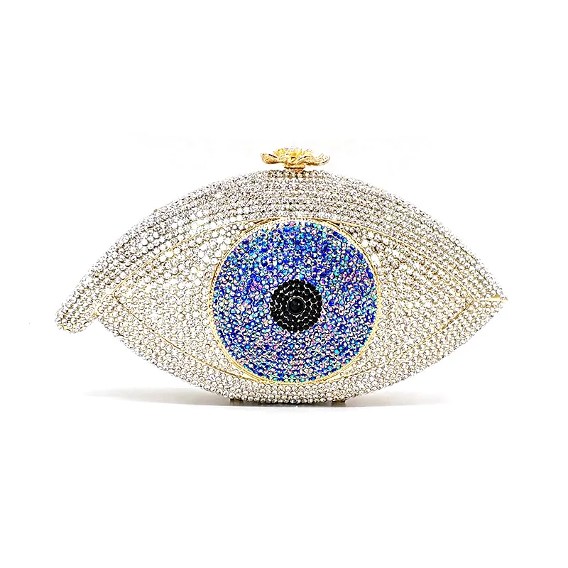 7 BAGS GET 1 FREE Luxury women evening party diamond bag hollow out classical crystal evil big eye bag funny clutches and purses
7 BAGS GET 1 FREE Luxury women evening party diamond bag hollow out classical crystal evil big eye bag funny clutches and purses