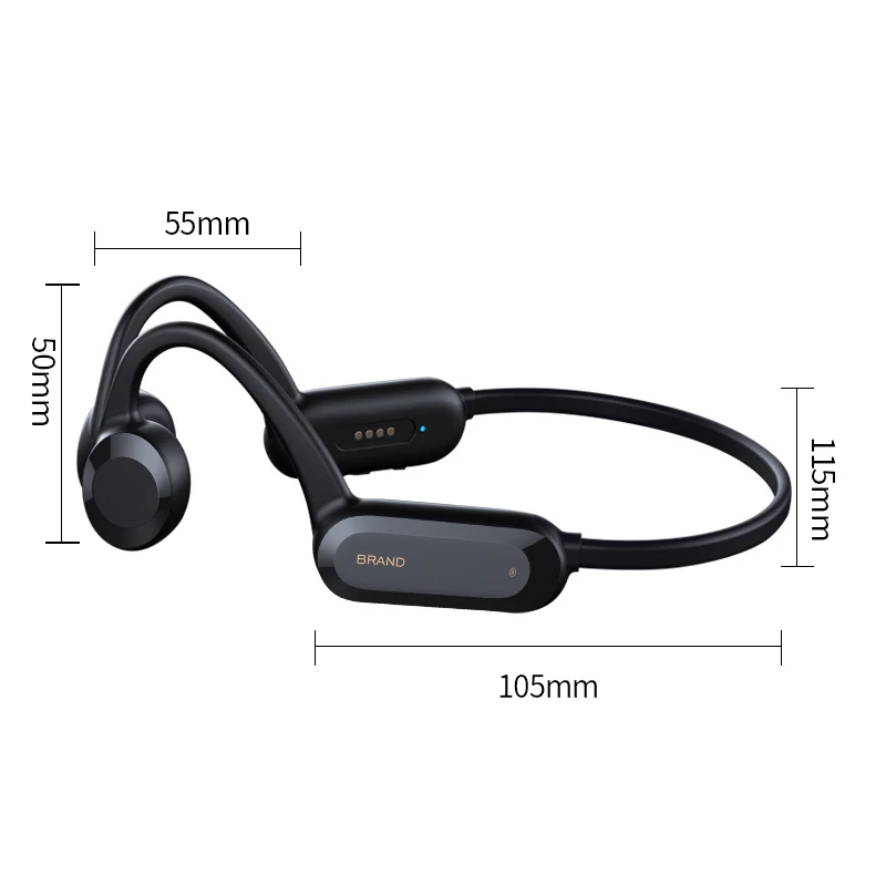 GES New Ready To Ship Bone Conduction Wireless Headphone IP55 Waterproof Headset For Sports 
GES New Ready To Ship Bone Conduction Wireless Headphone IP55 Waterproof Headset For Sports
