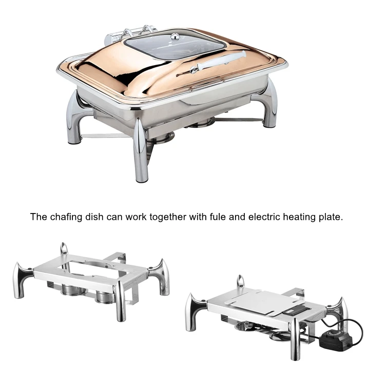Factory direct sale various economic stainless steel chafing dish buffet set