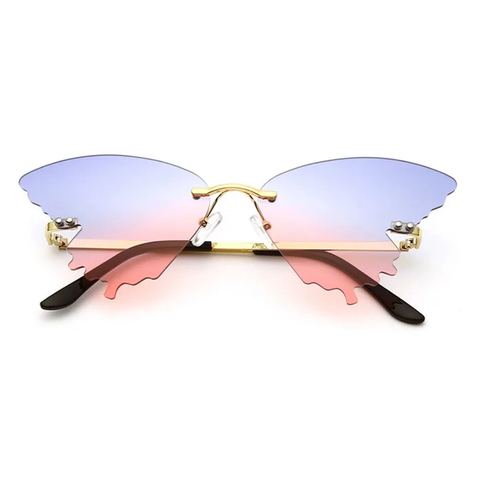 Fashion rimless 2020 NEW arrival girls women part sun glasses butterfly shaped sunglasses UV400
Fashion rimless 2020 NEW arrival girls women part sun glasses butterfly shaped sunglasses UV400