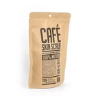 Factory Price Stand Up Pouch Bags Plastic Zipper Food Packaging Brown Kraft Paper Bag