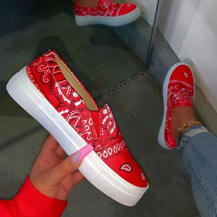 Women Punk Print Street Fisherman Shoes Walk Sneaker Lazy Slip-on Canvas Casual Flat Shoes, Picture color
Women Punk Print Street Fisherman Shoes Walk Sneaker Lazy Slip-on Canvas Casual Flat Shoes, Picture color