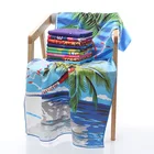 double side printing microfiber quick dry sand free beach towel