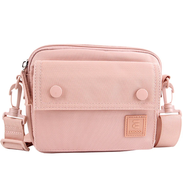 CG118 Simple double-layer oxford cloth mobile phone bag messenger mini square pink canvas sling bag for shopping
CG118 Simple double-layer oxford cloth mobile phone bag messenger mini square pink canvas sling bag for shopping