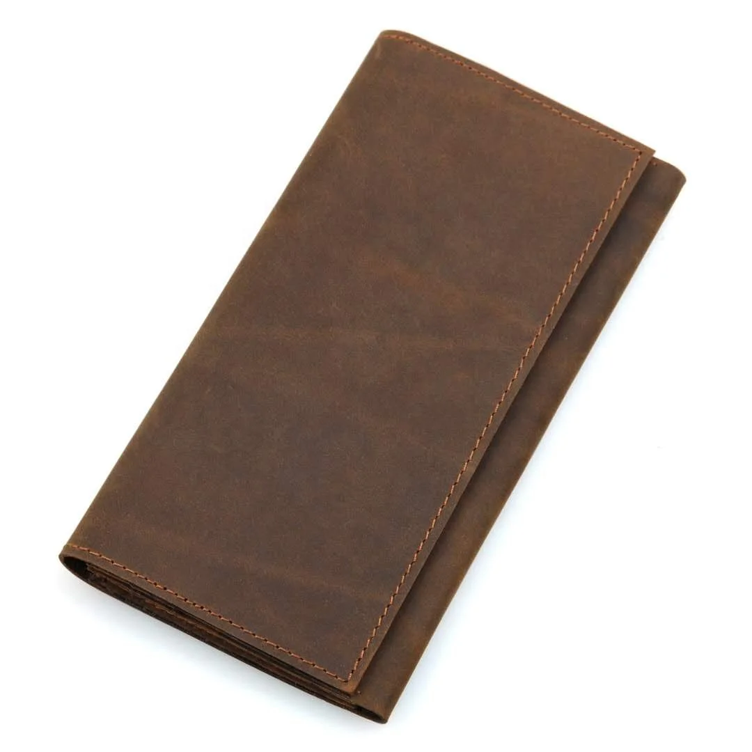 High quality genuine leather wallet passport holder card vintage long wallet for men, Brown
High quality genuine leather wallet passport holder card vintage long wallet for men, Brown