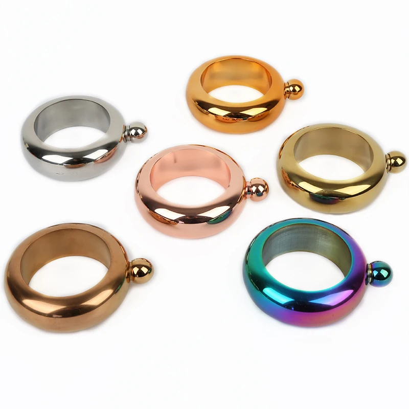 Stainless Steel Bracelet Hip Flask 3.5oz Round Bracelet Men's Outdoor Hip Flask Whiskey Liquor Wine pot, Muti-color
Stainless Steel Bracelet Hip Flask 3.5oz Round Bracelet Men's Outdoor Hip Flask Whiskey Liquor Wine pot, Muti-color