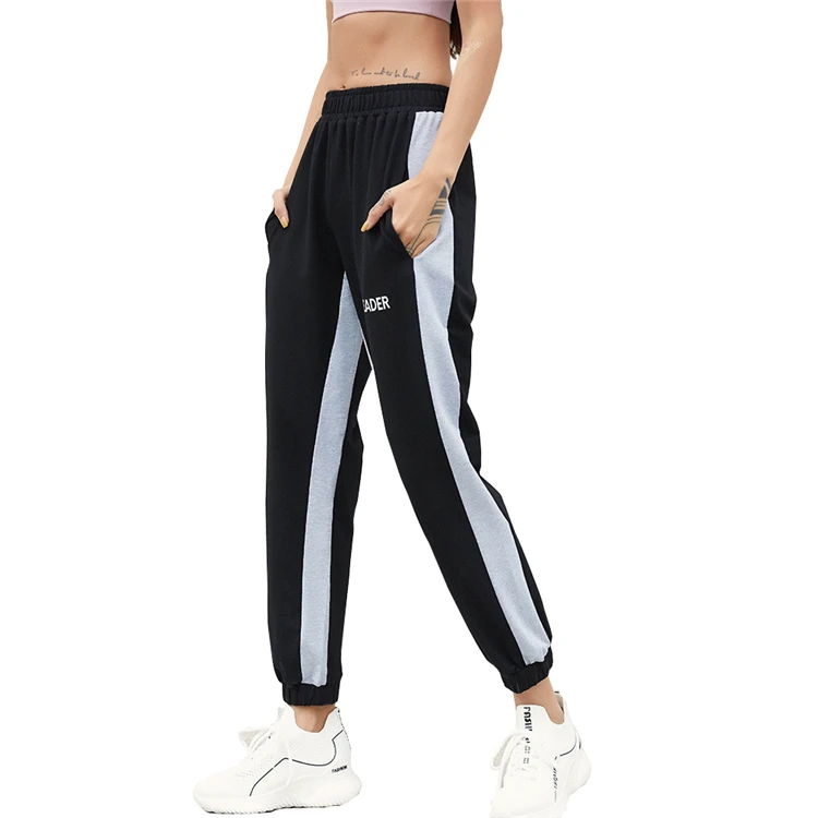Wholesale Women Active Wear Cotton Jogger Pants Side Striped Sweatpants For Training and Yoga, As the pictures show
Wholesale Women Active Wear Cotton Jogger Pants Side Striped Sweatpants For Training and Yoga, As the pictures show