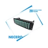 Max 96 Lc Fibers 1U 48 Ports Utp Cat 6 Patch Panel