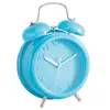 Musical rings sounds blue two bell alarm clock with custom branding
