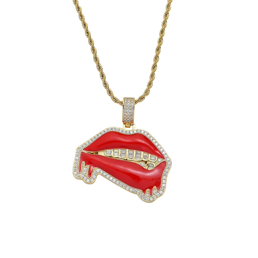 CN292 Zircon bling bling pendant necklace Iced Out necklace for men jewelry Engagement gift
CN292 Zircon bling bling pendant necklace Iced Out necklace for men jewelry Engagement gift