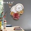Modern flower Wedding Home goods decorative clock wall