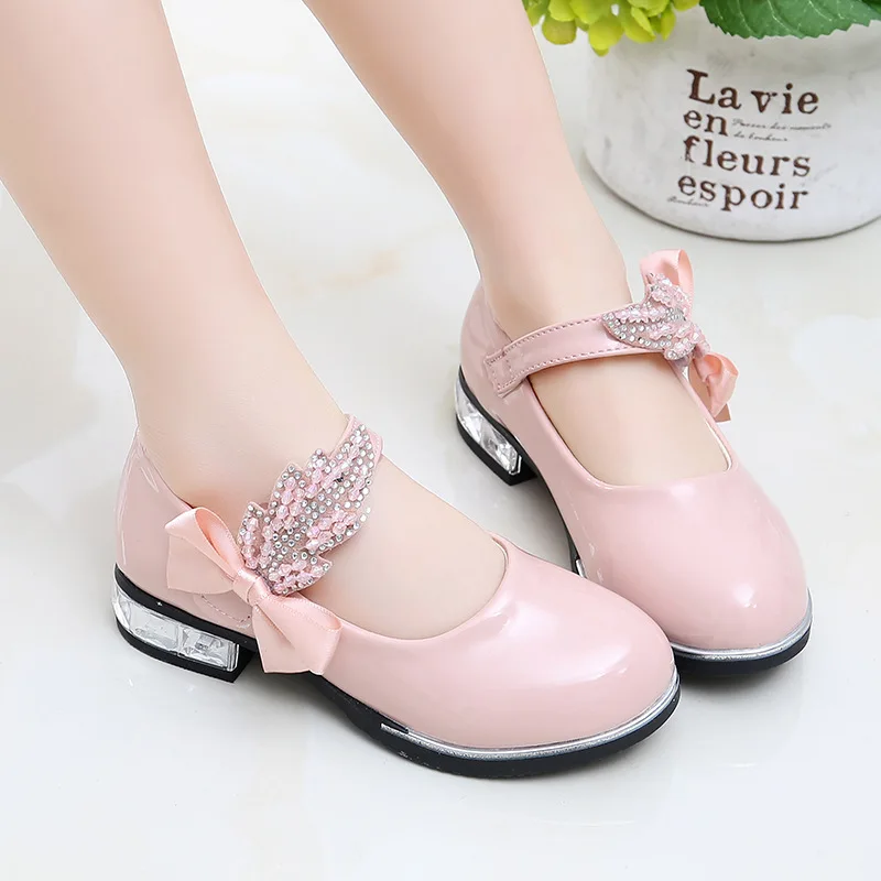 4-16 years chunky heel low-cut girl footwear sling back children kid leather dress pump children dance dress shoes for party, Black/pink/white
4-16 years chunky heel low-cut girl footwear sling back children kid leather dress pump children dance dress shoes for party, Black/pink/white