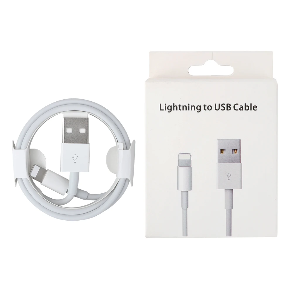 Fast charging cable original 8 pin usb charging cable for iPhone durable pvc usb data cable, White
Fast charging cable original 8 pin usb charging cable for iPhone durable pvc usb data cable, White
