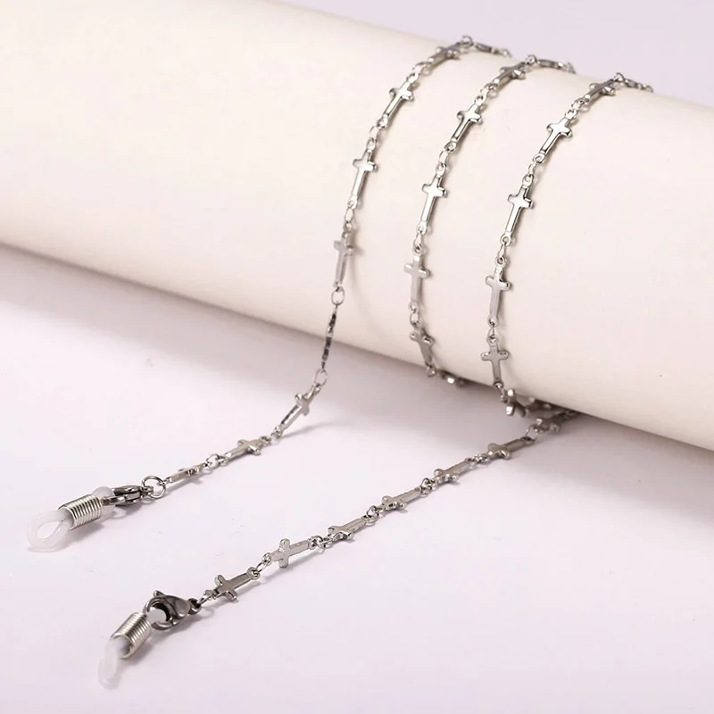 Stainless Steel Masking Chain Cross 18K Real Gold Plated Sunglasses Chain Reading Glasses Strap Cord Eyeglass Necklace Strap
Stainless Steel Masking Chain Cross 18K Real Gold Plated Sunglasses Chain Reading Glasses Strap Cord Eyeglass Necklace Strap
