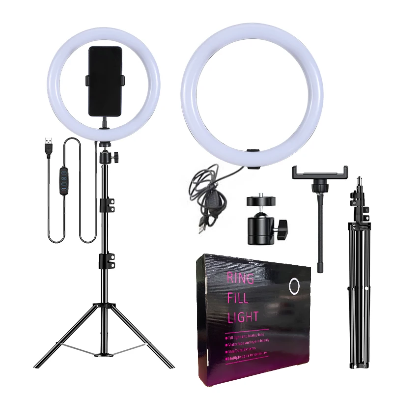 DGLUX 10 12 14 18inch led ring light with stand Circle Ring Selfie Led Photographic Ring Light for Youtube live show
DGLUX 10 12 14 18inch led ring light with stand Circle Ring Selfie Led Photographic Ring Light for Youtube live show