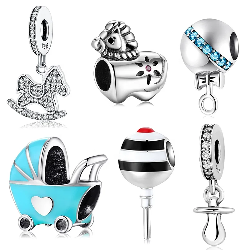 Real 925 Sterling Silver Fashion Blue Enamel Baby Carriage fine Beads Fit Charms Bracelet fashion Jewelry making Hot Sale
Real 925 Sterling Silver Fashion Blue Enamel Baby Carriage fine Beads Fit Charms Bracelet fashion Jewelry making Hot Sale