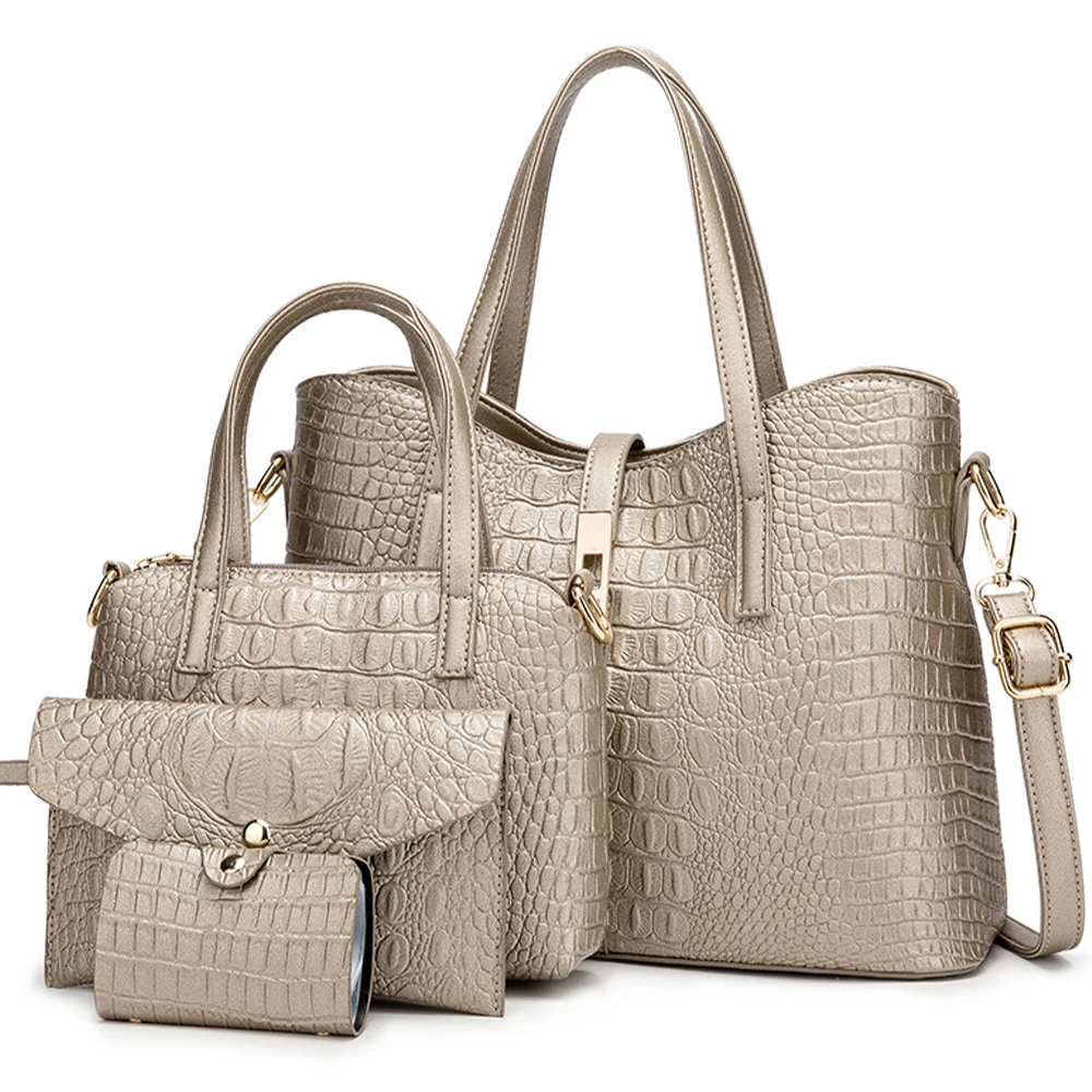 China supplier guangzhou pu leather tote bag crocodile grain ladies hand bags women shoulder ladies bag leather handbags, 4 colors in stock
China supplier guangzhou pu leather tote bag crocodile grain ladies hand bags women shoulder ladies bag leather handbags, 4 colors in stock