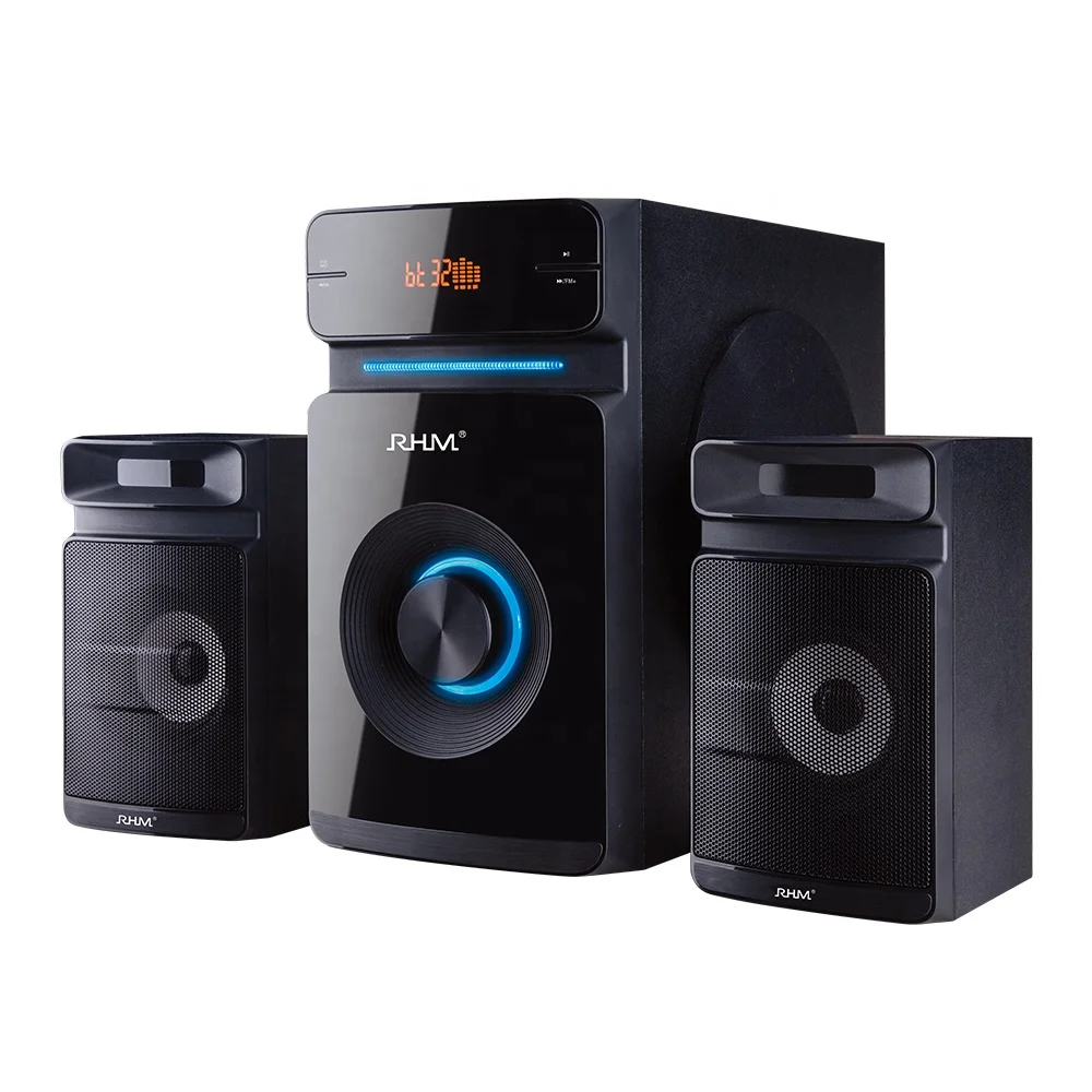 2.1 bt System speaker With FM/BT/SD/USB/AUX/Remote Control - ANKUX.COM