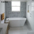 New product acrylic black bathtub bowl shaped freestanding used bathtub