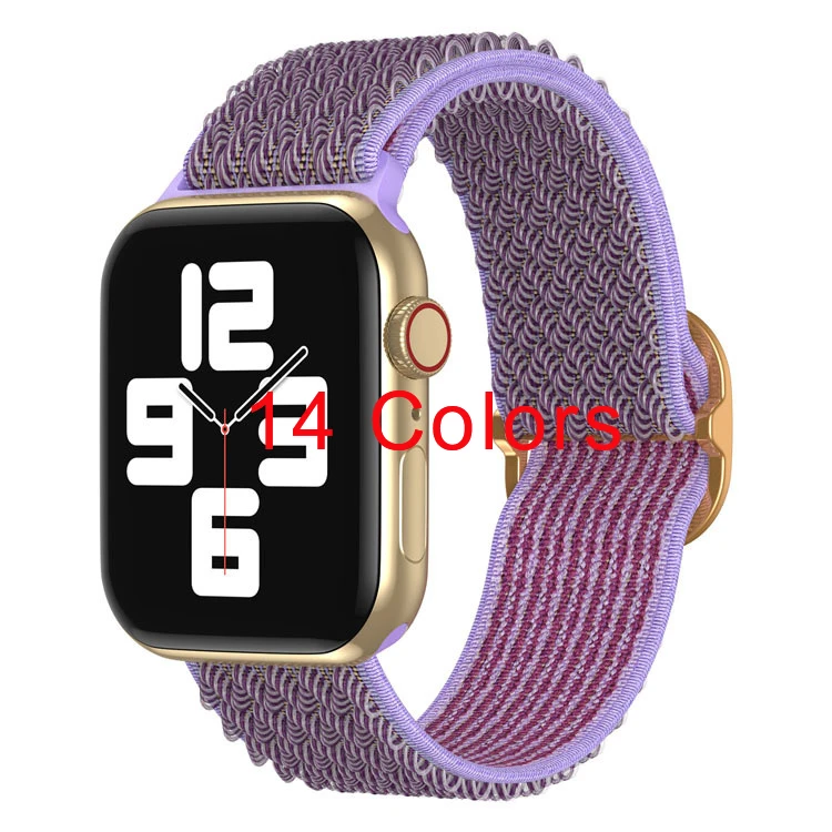 New Wave Pattern Nylon Fabric Adjustable Strap For Apple Adjustable Elastic Watch Nylon Woven Bands For Iwatch Series
New Wave Pattern Nylon Fabric Adjustable Strap For Apple Adjustable Elastic Watch Nylon Woven Bands For Iwatch Series