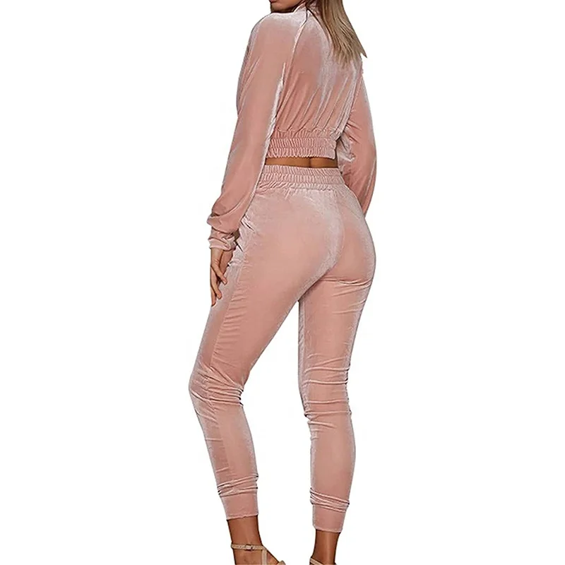 2021 Spring New High Quality Custom Women Velour Tracksuit Zip Up Hoodie Jacket Sweatpants Set Velour Tracksuit Wholesale, Customizable
2021 Spring New High Quality Custom Women Velour Tracksuit Zip Up Hoodie Jacket Sweatpants Set Velour Tracksuit Wholesale, Customizable
