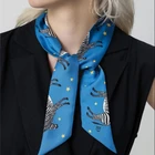100% Silk Scarves Modal Long Head Latest Design Scarf Silk Scarves for Bag