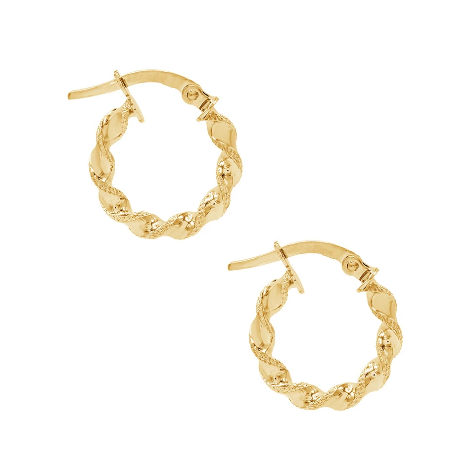 High polish gift 18k gold plated luxury jewelry 925 sterling silver simple style Twisted mini hoop earrings for women
High polish gift 18k gold plated luxury jewelry 925 sterling silver simple style Twisted mini hoop earrings for women