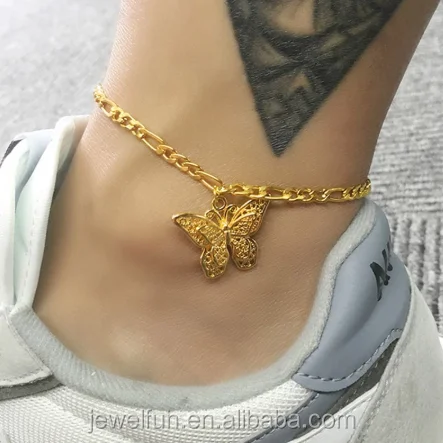 Cute Butterfly Anklets Women Stainless Steel Gold Charm Chain Butterfly Anklet Beach Foot Sandal Bohemian Jewelry Gift
Cute Butterfly Anklets Women Stainless Steel Gold Charm Chain Butterfly Anklet Beach Foot Sandal Bohemian Jewelry Gift